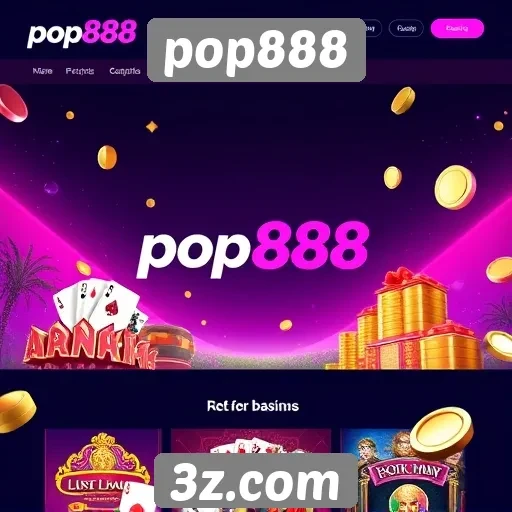 Acessibilidade e design do site Pop888