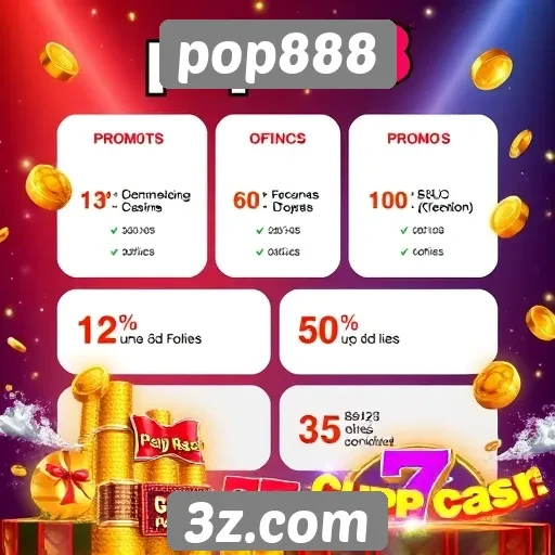 Comparação de bônus e promoções no pop888