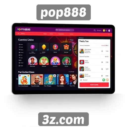 Interface de usuário do pop888 e sua usabilidade